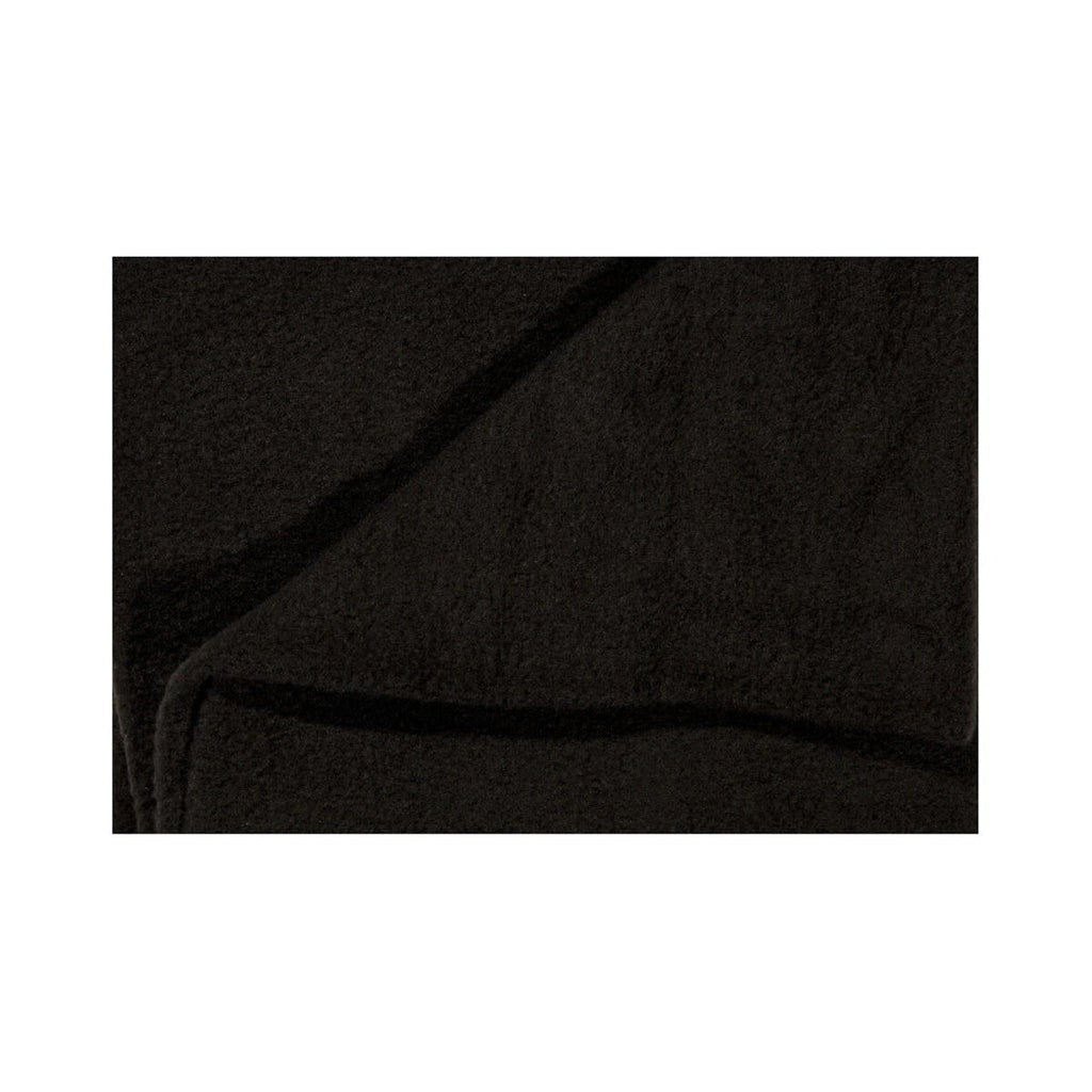 Black Polar Fleece Throw Blanket - Cozy Comfort, Soft & Warm Winter Blanket