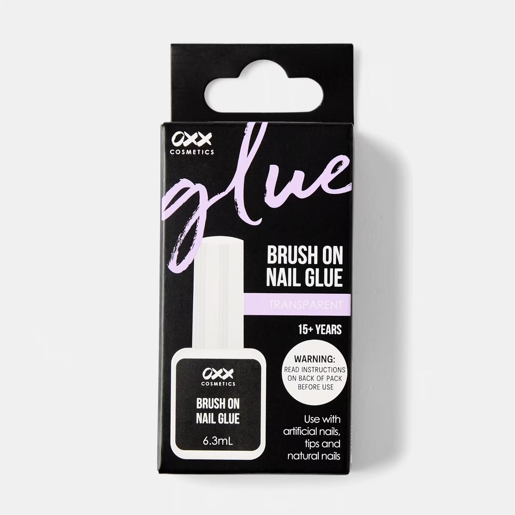 OXX Cosmetics Brush On Nail Glue Perfect For Flawless Nail Applications - Clear