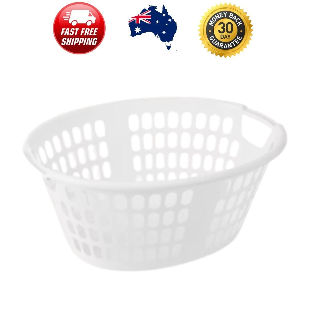 Oval Laundry Basket Washing Clothes 10KG Capacity