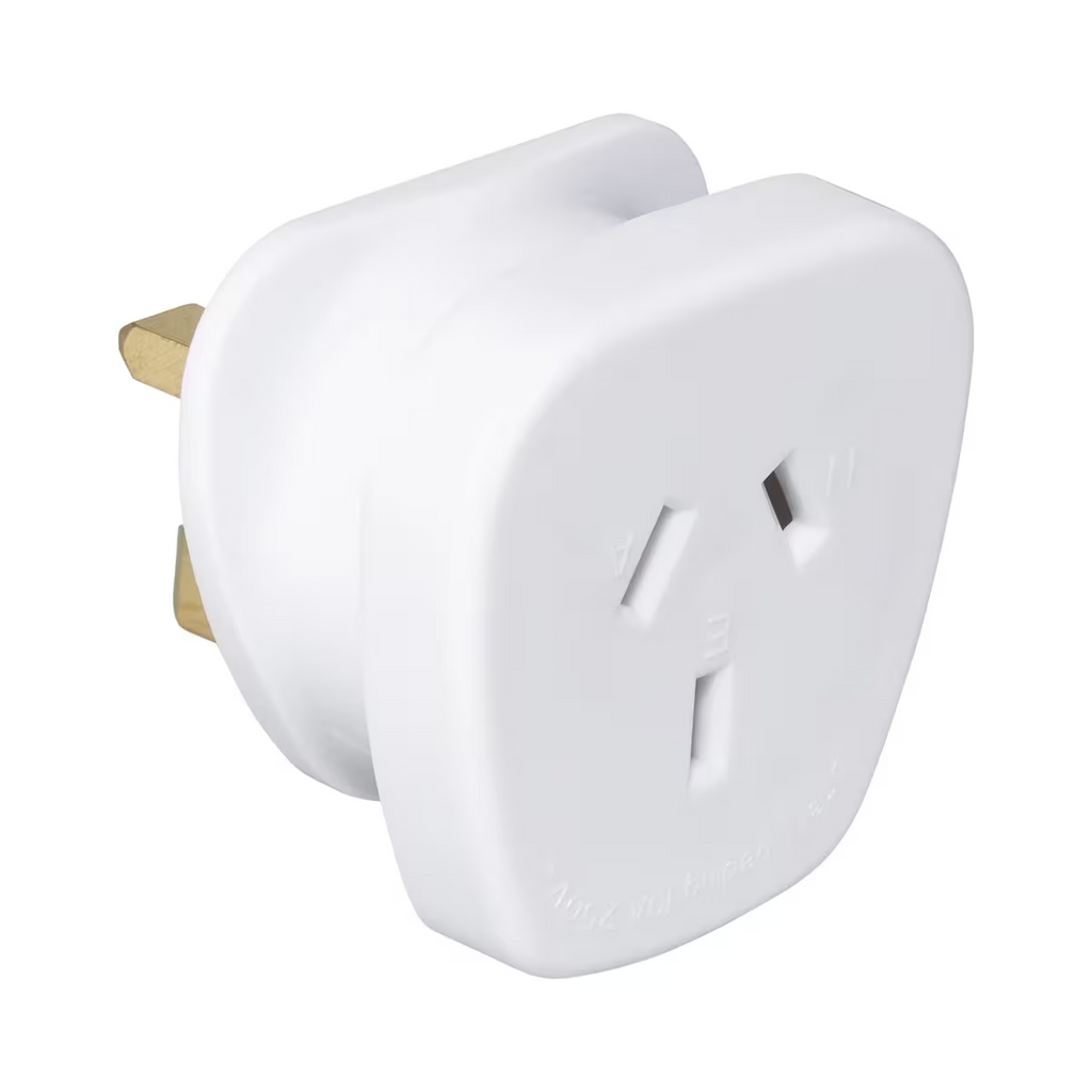 Travel Adaptor AU/NZ Plug To UK Socket Triple Flat Pins Malaysia Singapore Asia