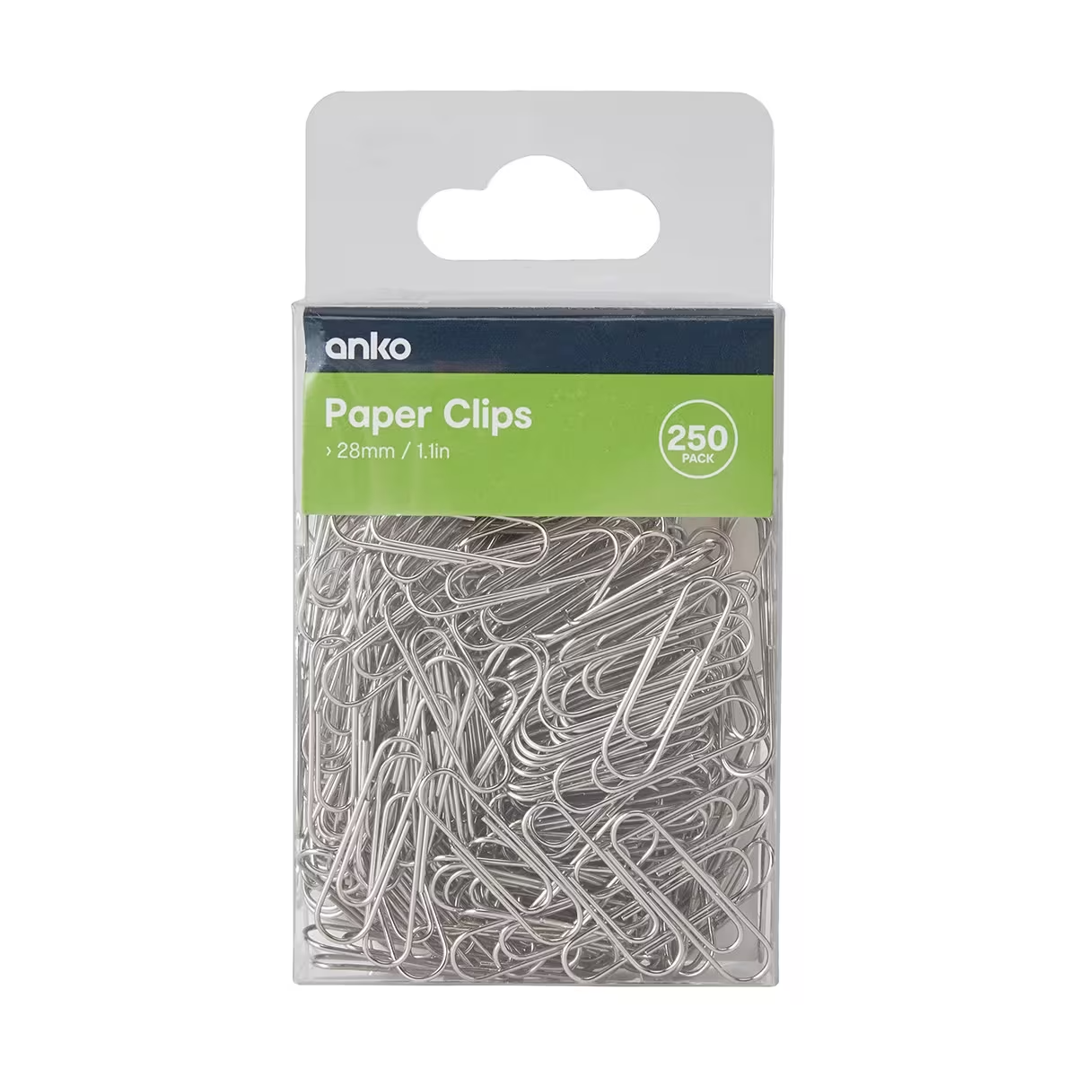 250Pcs Paper Clips Office Document Silver Metal Handy Organizing Free-Shipping