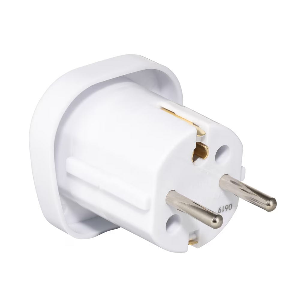 Travel Adaptor AU/NZ Plug to EU Socket Double Round Pins Bali Europe Noumea Asia