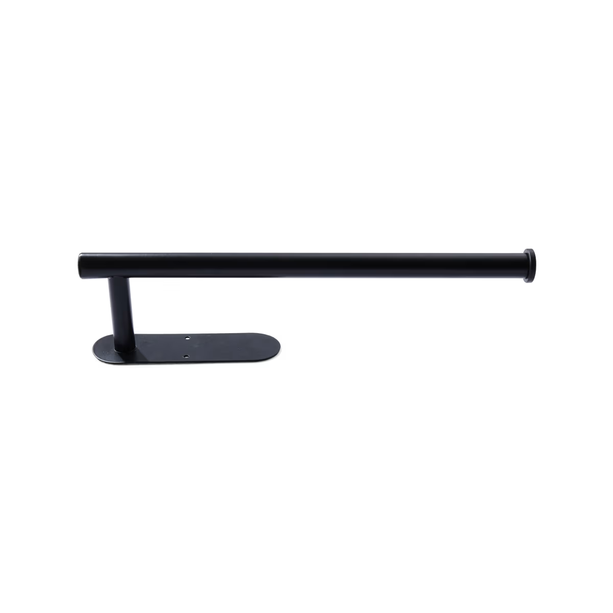 Kitchen Hanger Paper Roll Cabinet Towel Holder Black Rack Shelf Wall Adhesive