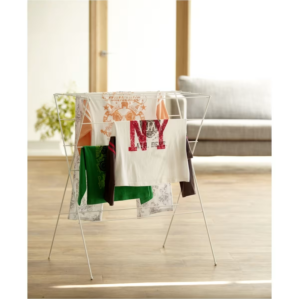 12-Rail Clothes Expandable Airer Dryer Foldable Rack Indoor Outdoor Laundry Rack