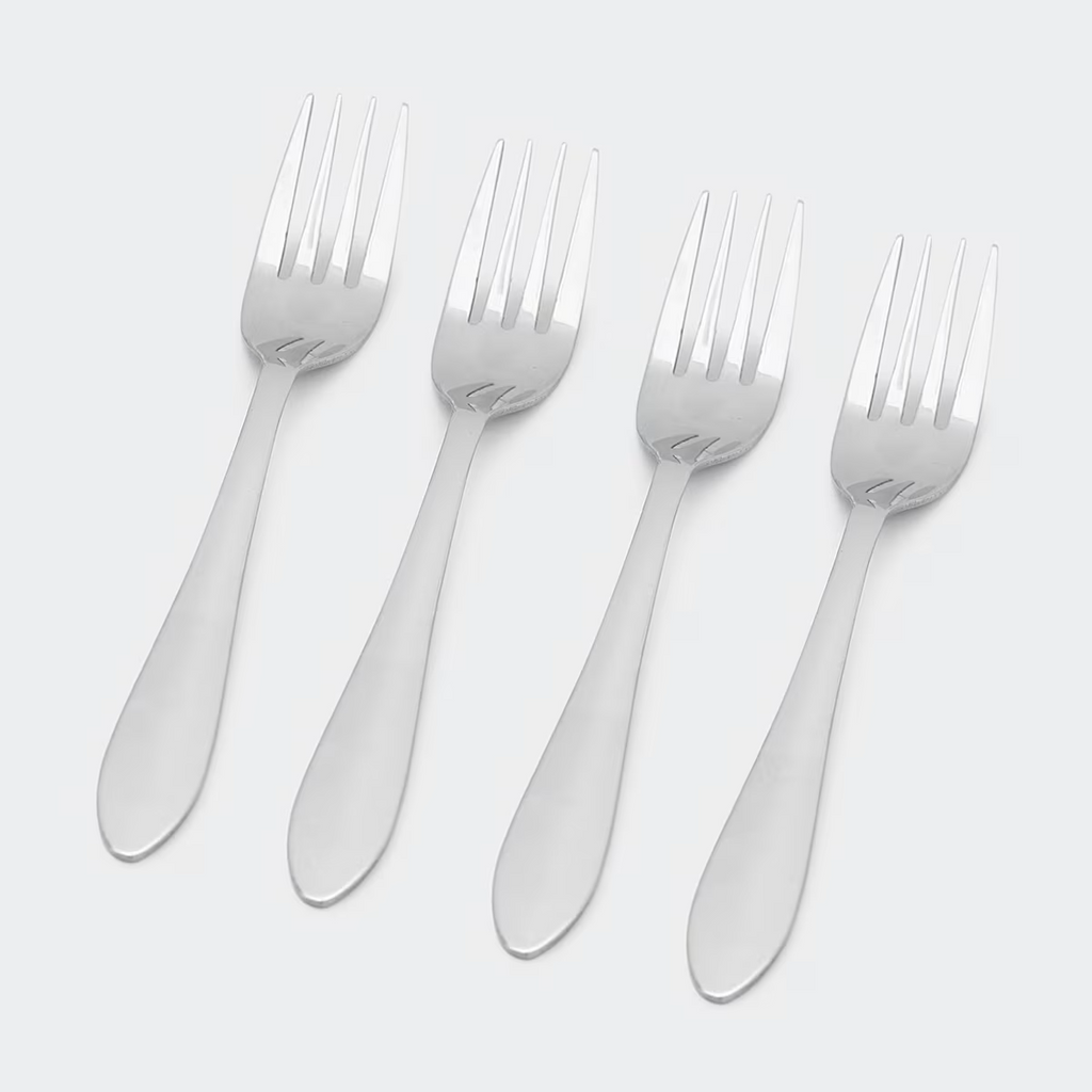 Set of 4 Stainless steel Maddison Forks