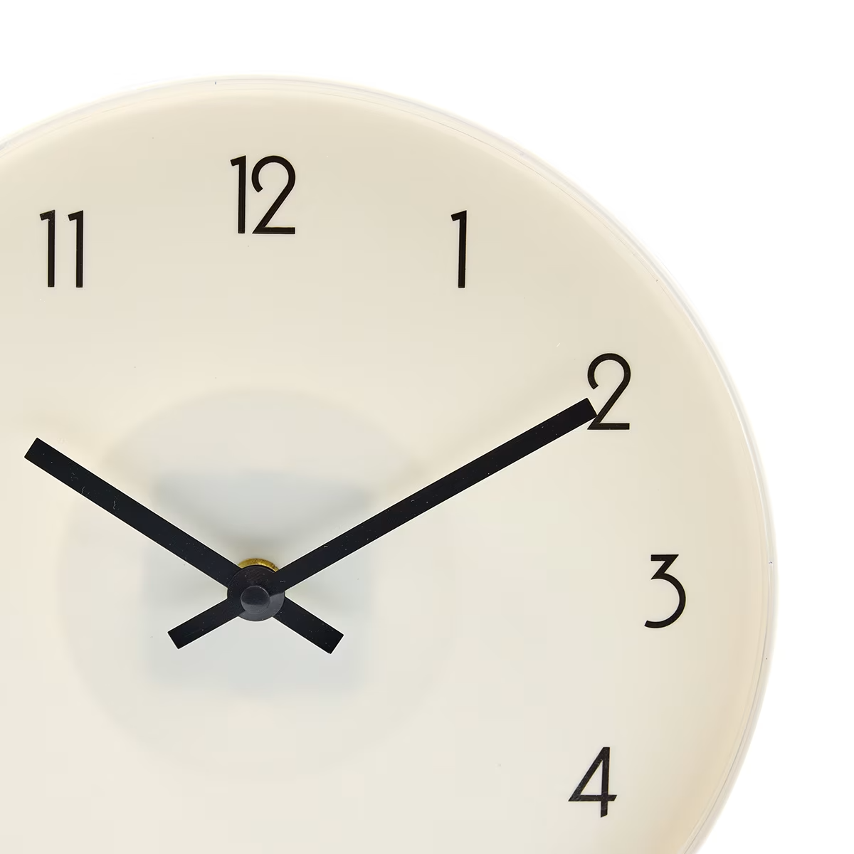 Wall Clock Quartz Round Wall Clock Silent Non-ticking Battery Operated White Au*