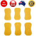 6X Car Wash Sponge Cleaning Washing Random Color Jumbo AU