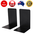 1 Pair Heavy Duty Metal Bookends Decorative Book Ends Office Stationery Hold