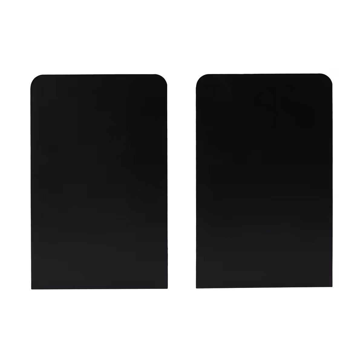 1 Pair Heavy Duty Metal Bookends Decorative Book Ends Office Stationery Hold
