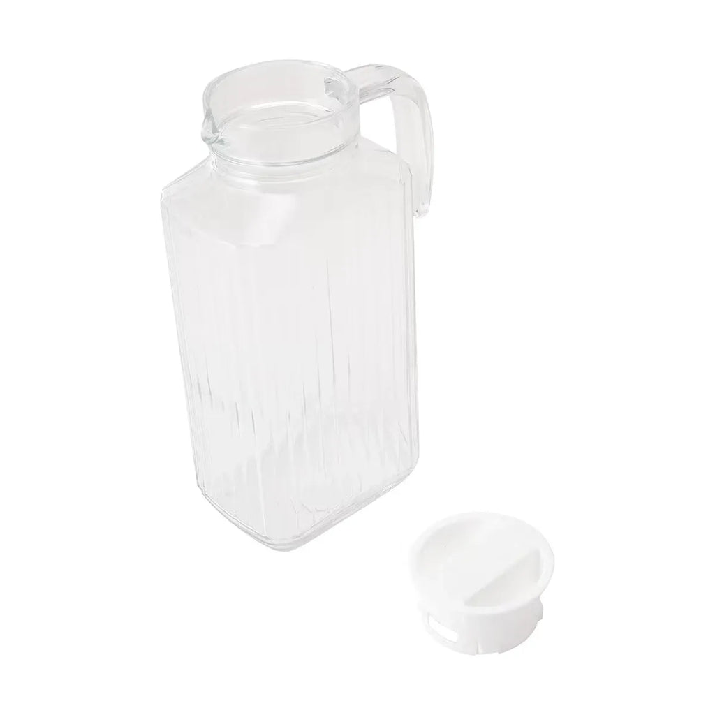 1.7L Glass Fridge Jug Large Drink Jug Water Jug Pitcher Mocktail Lemonade AU