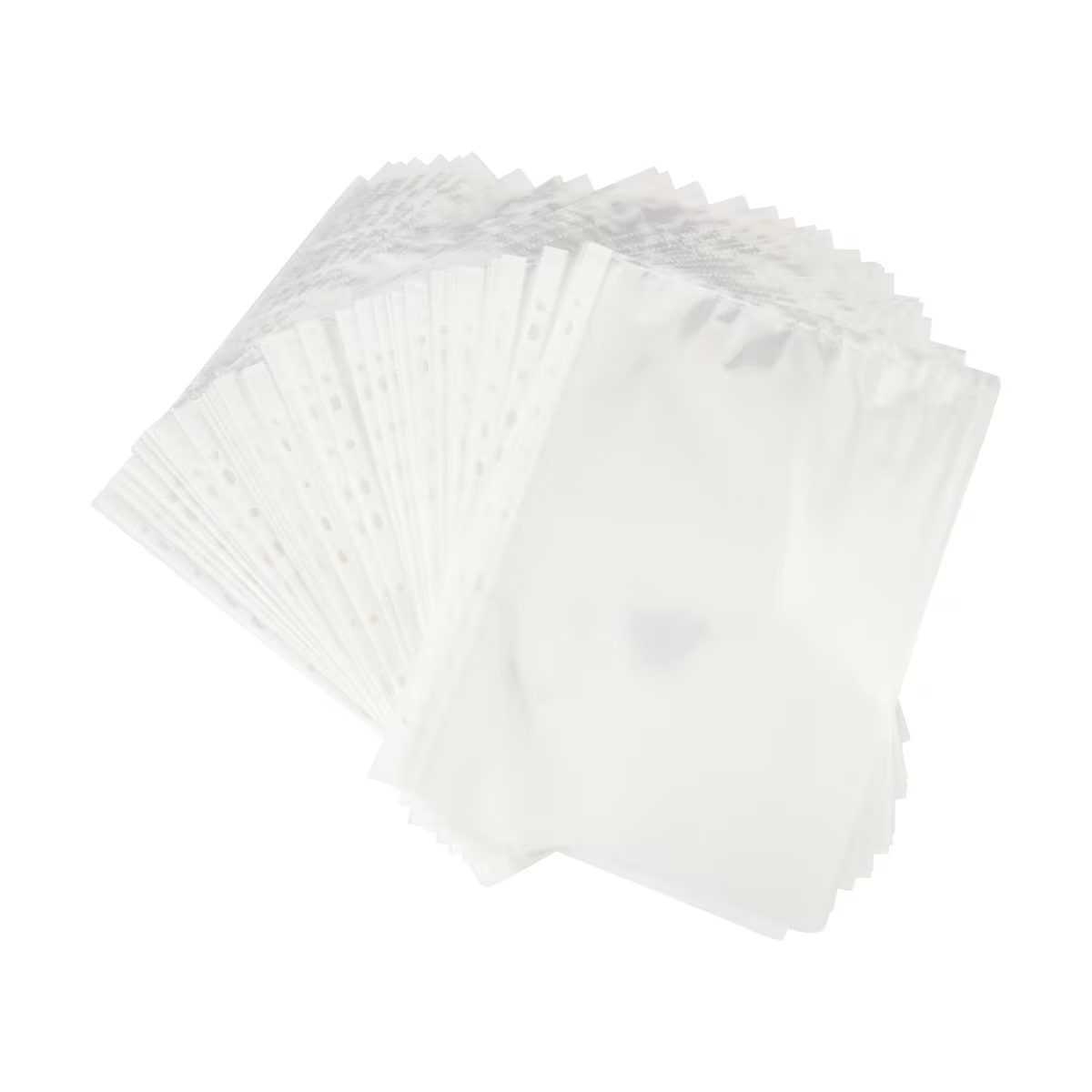 Pack Of 100 Sheet Protectors A4 Clear Plastic Sleeves Page Protectors Stationery