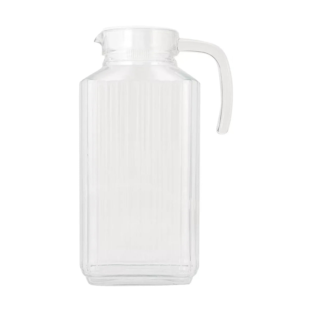 1.7L Glass Fridge Jug Large Drink Jug Water Jug Pitcher Mocktail Lemonade AU