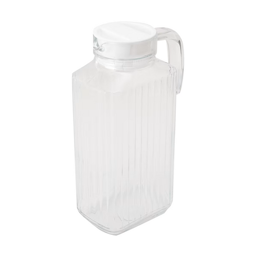 1.7L Glass Fridge Jug Large Drink Jug Water Jug Pitcher Mocktail Lemonade AU