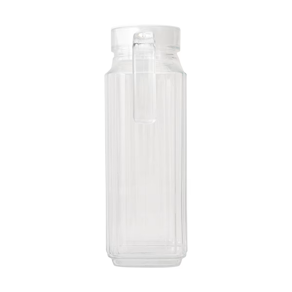1.7L Glass Fridge Jug Large Drink Jug Water Jug Pitcher Mocktail Lemonade AU