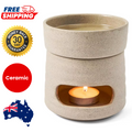 New Ceramic Oil And Wax Melt Burner Candle Tealight Holder Fragrant Warmer - Aus