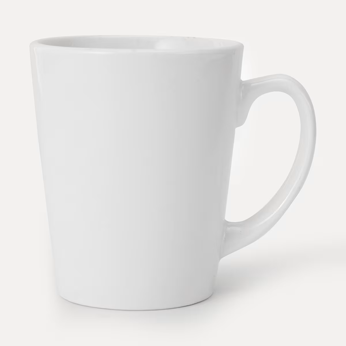 SET OF 6 COFFEE / TEA STANDARD WHITE MUG