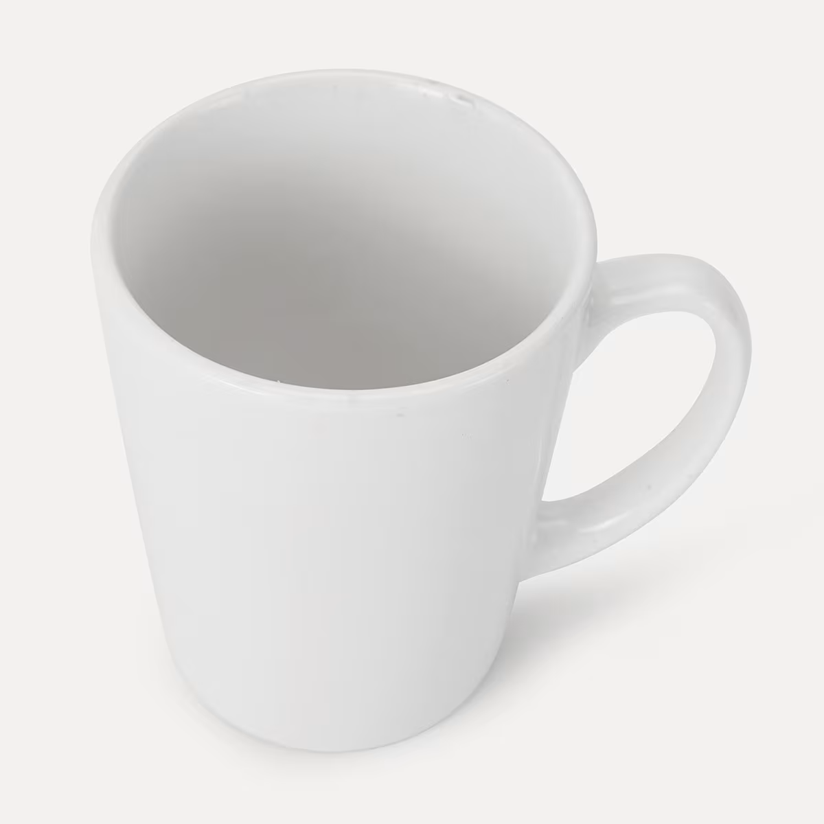 SET OF 6 COFFEE / TEA STANDARD WHITE MUG