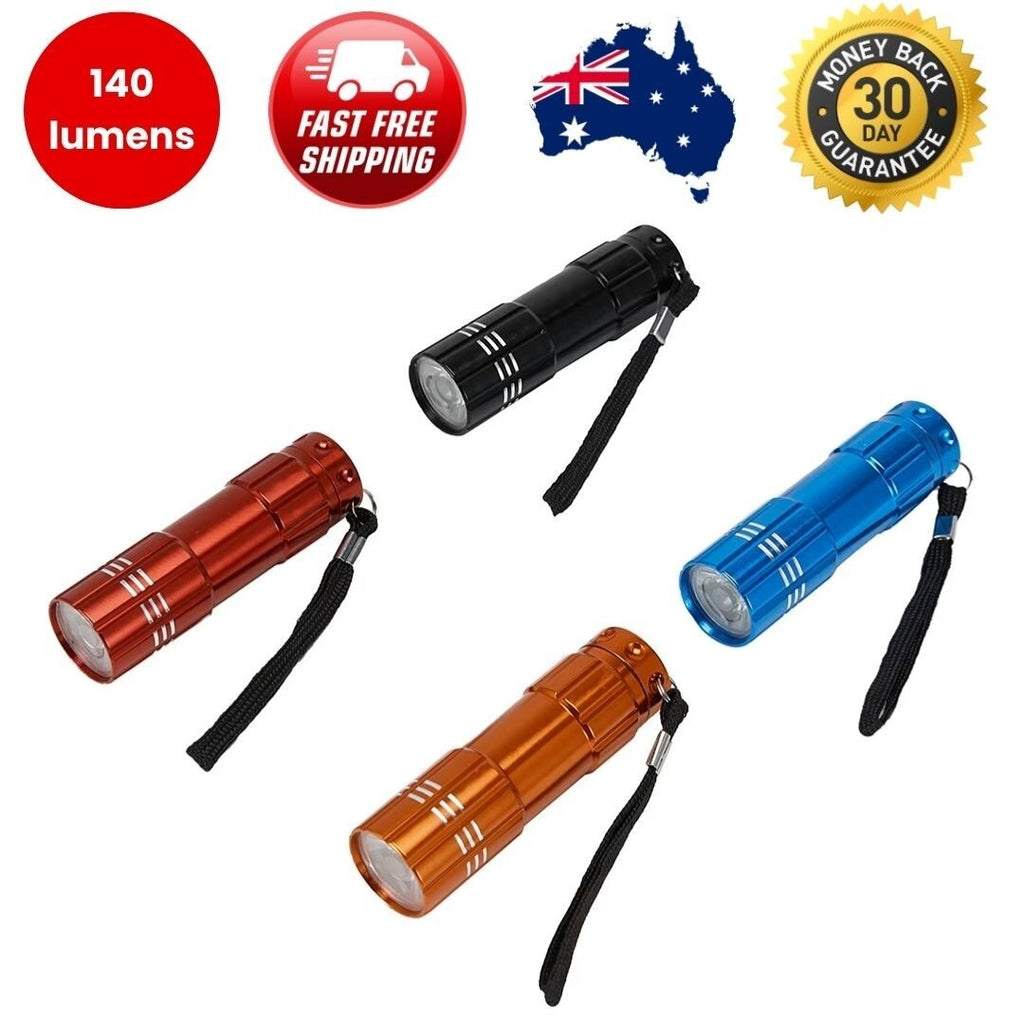 Mini AAA Battery Led Flashlights Pocket Small Flash Torch Lights Camping Bright