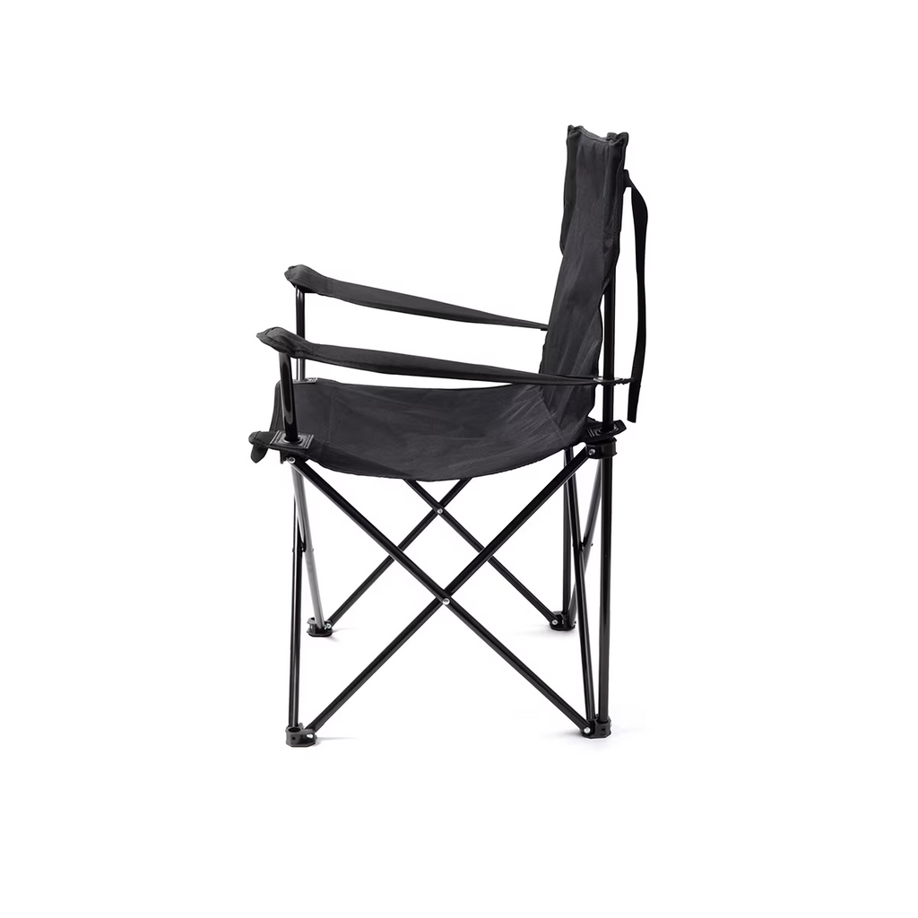 Basic Camp Chair -Easy Foldable Camping Chair Outdoor Backyard Camping Accessory