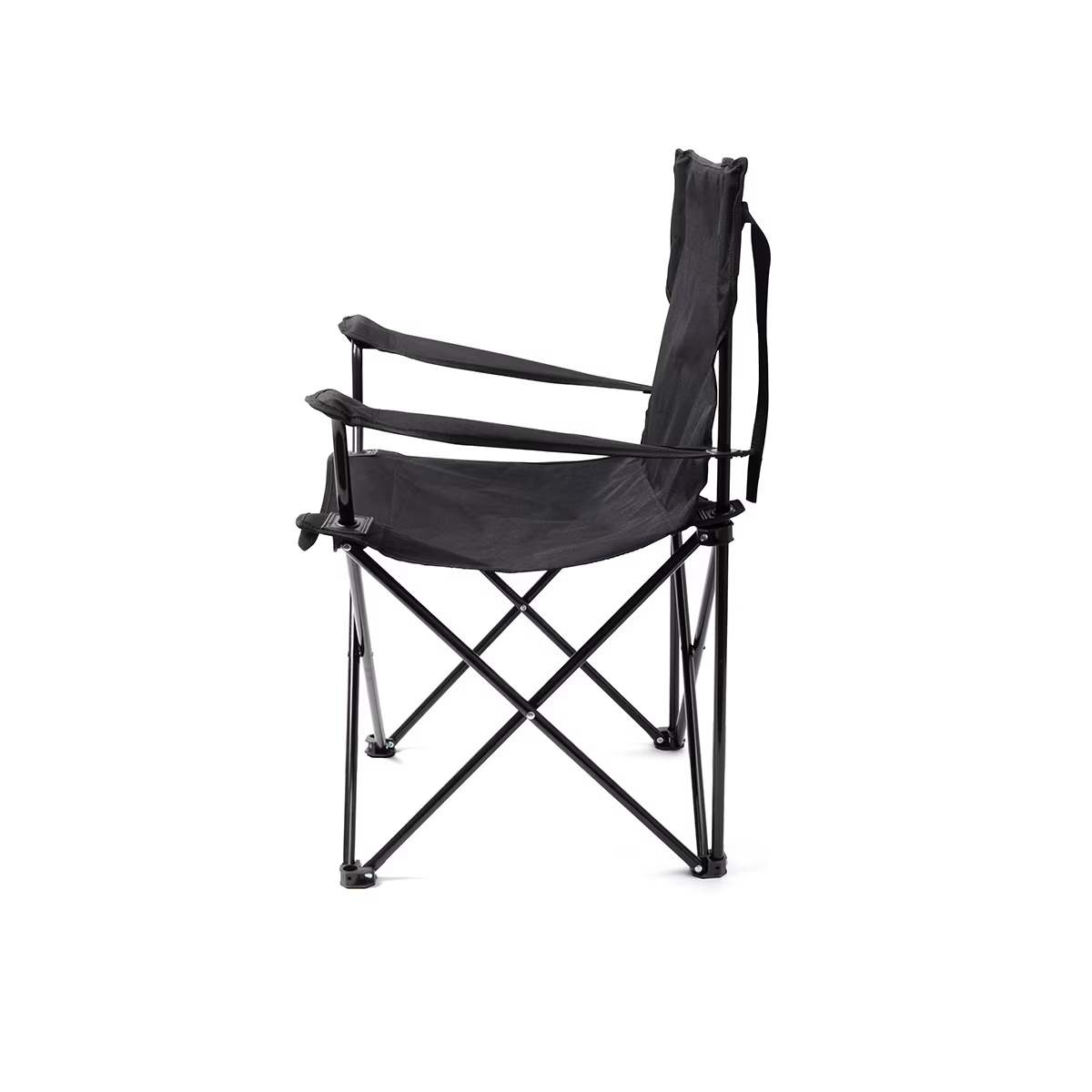 Basic Camp Chair -Easy Foldable Camping Chair Outdoor Backyard Camping Accessory