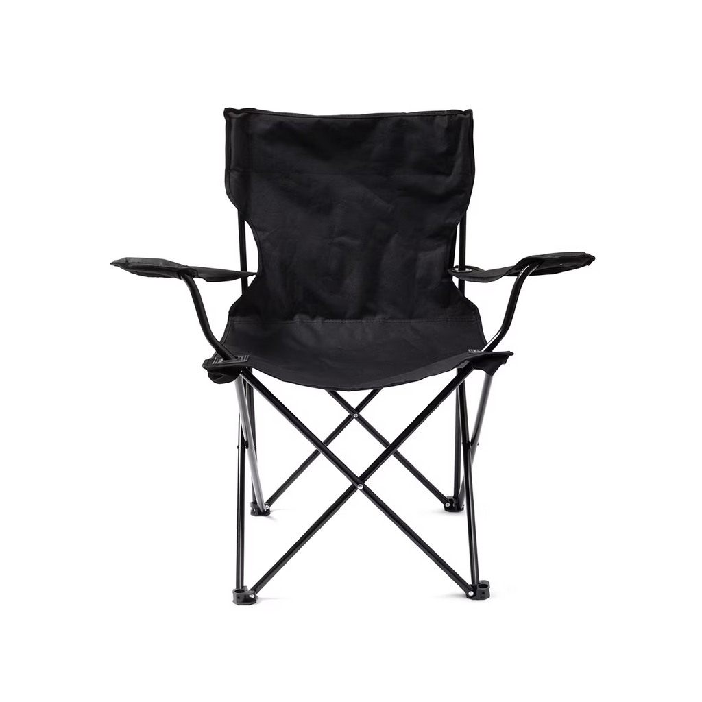Basic Camp Chair -Easy Foldable Camping Chair Outdoor Backyard Camping Accessory