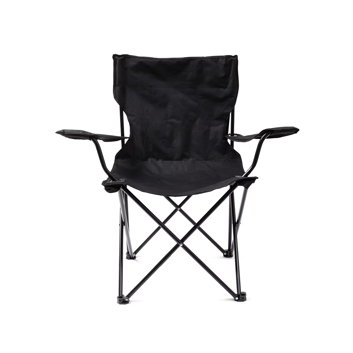Basic Camp Chair -Easy Foldable Camping Chair Outdoor Backyard Camping Accessory