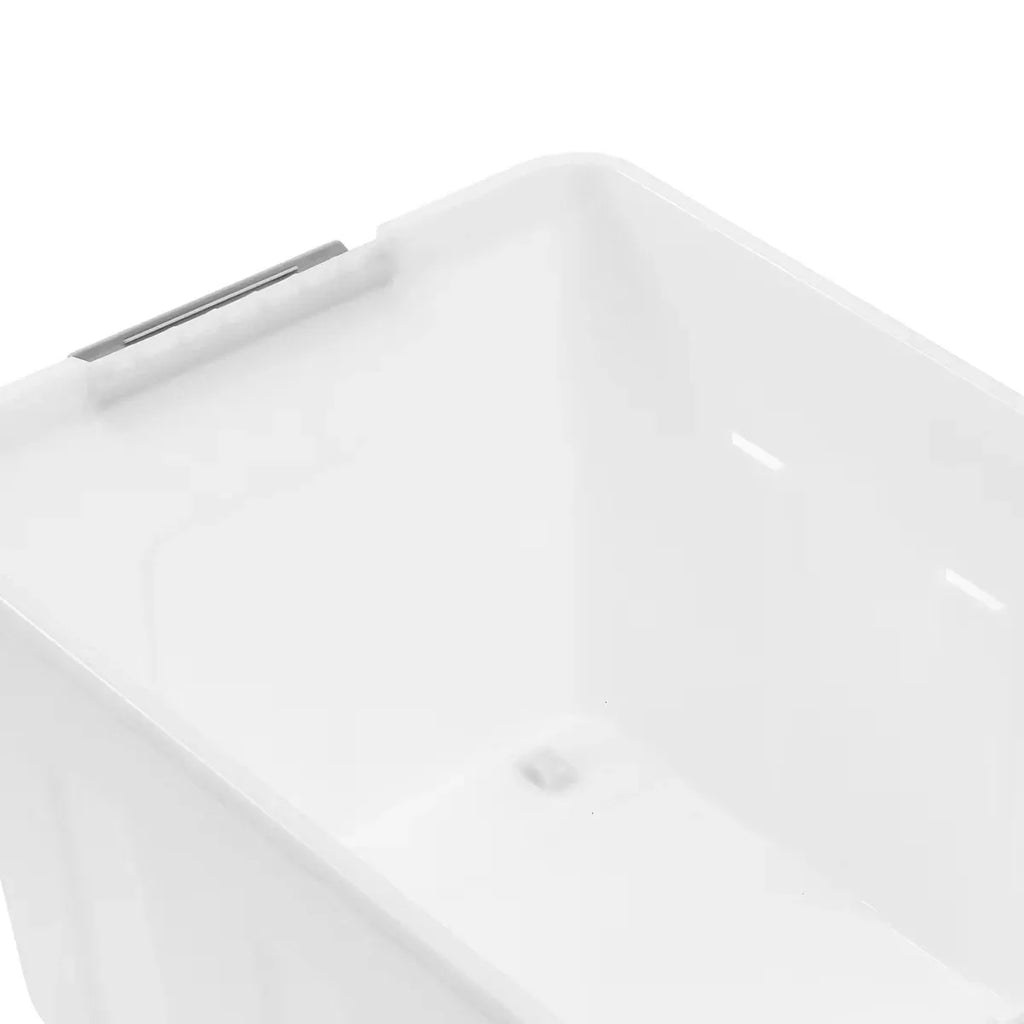 Large Storage Box Heavy Duty Plastic Tub Stackable Lid Organiser Containers Box