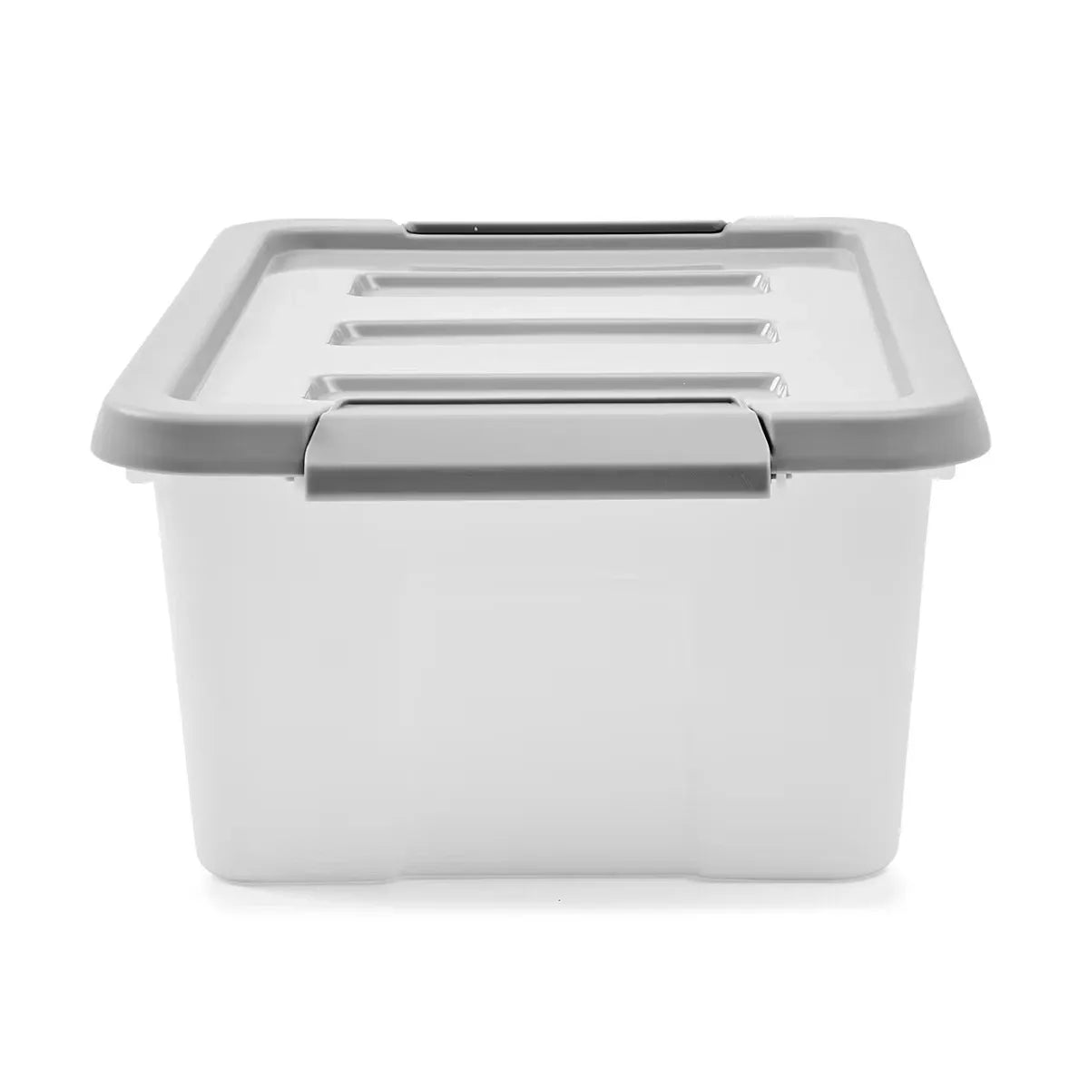 Large Storage Box Heavy Duty Plastic Tub Stackable Lid Organiser Containers Box