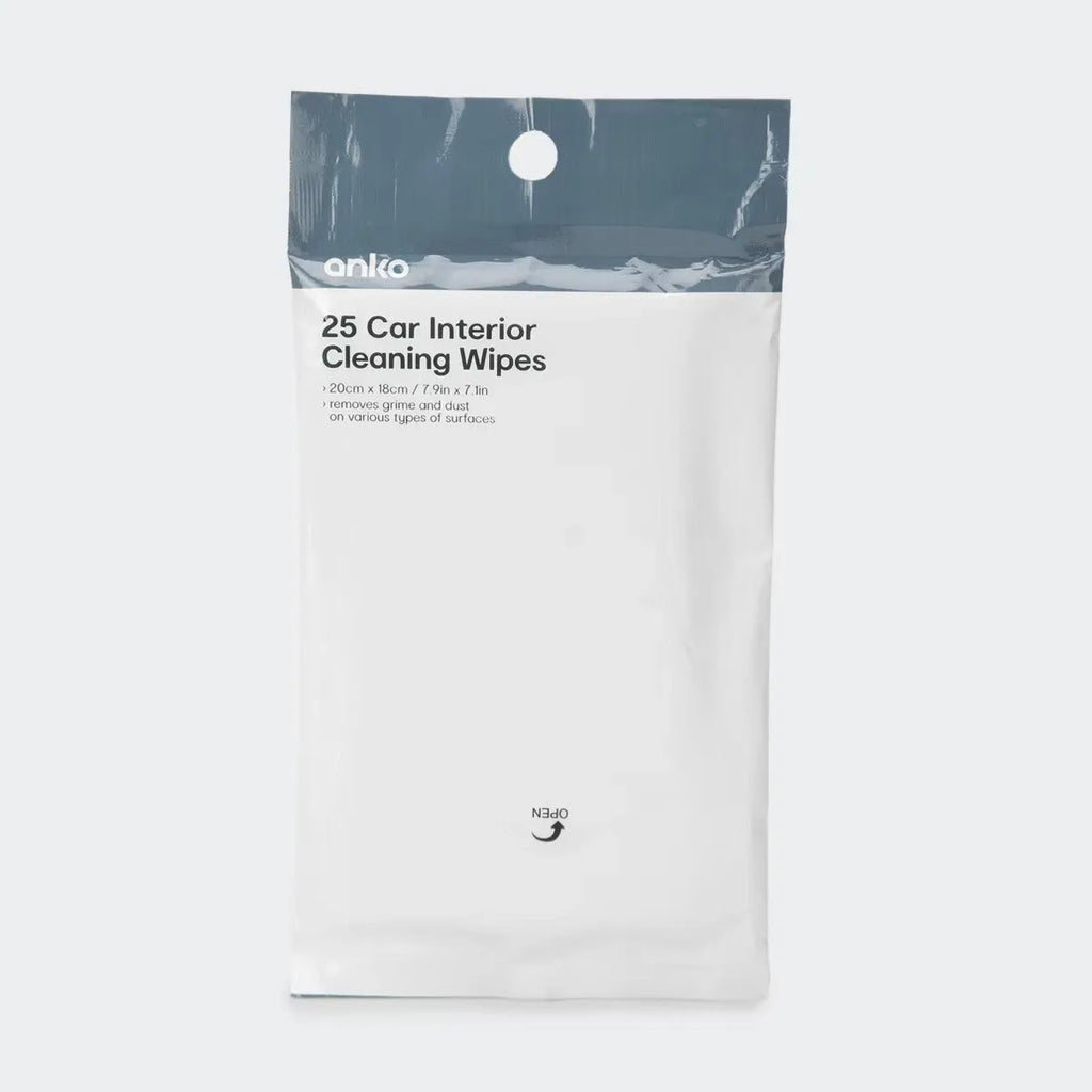 25 Pack Car Interior Cleaning Wipes Removes grime and dust from car's interior
