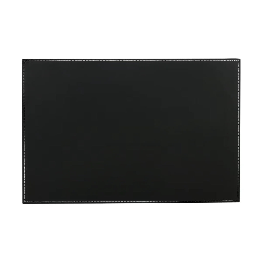 Black Rectangular Dining Placemat 45x30cm Dinner Table Mat Table Setting Mat