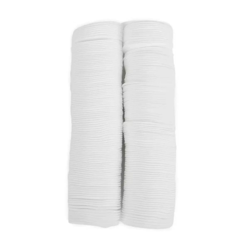 200 Pack Organic Cotton Pads Soft Makeup Remover Plain Cotton Pads White Organic