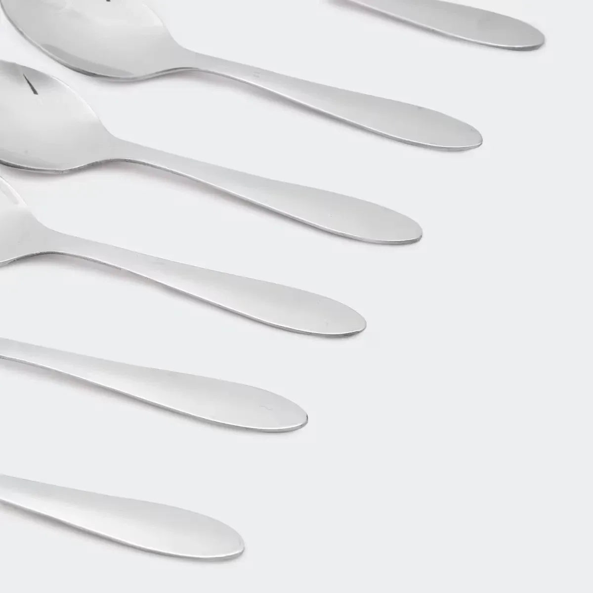 6 Stainless Steel Teaspoons Dining Cutlery Stirring Spoon Measuring Best Spoon