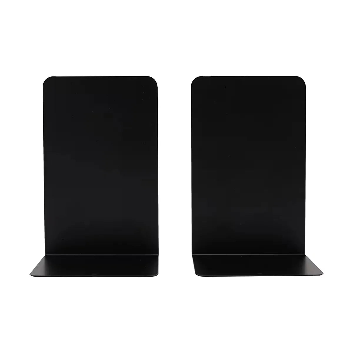 1 Pair Heavy Duty Metal Bookends Decorative Book Ends Office Stationery Hold