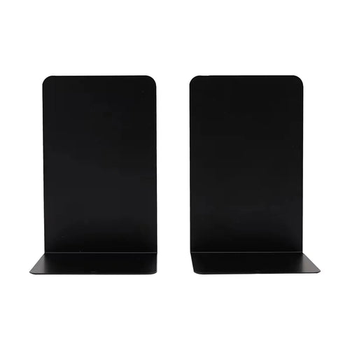 1 Pair Heavy Duty Metal Bookends Decorative Book Ends Office Stationery Hold