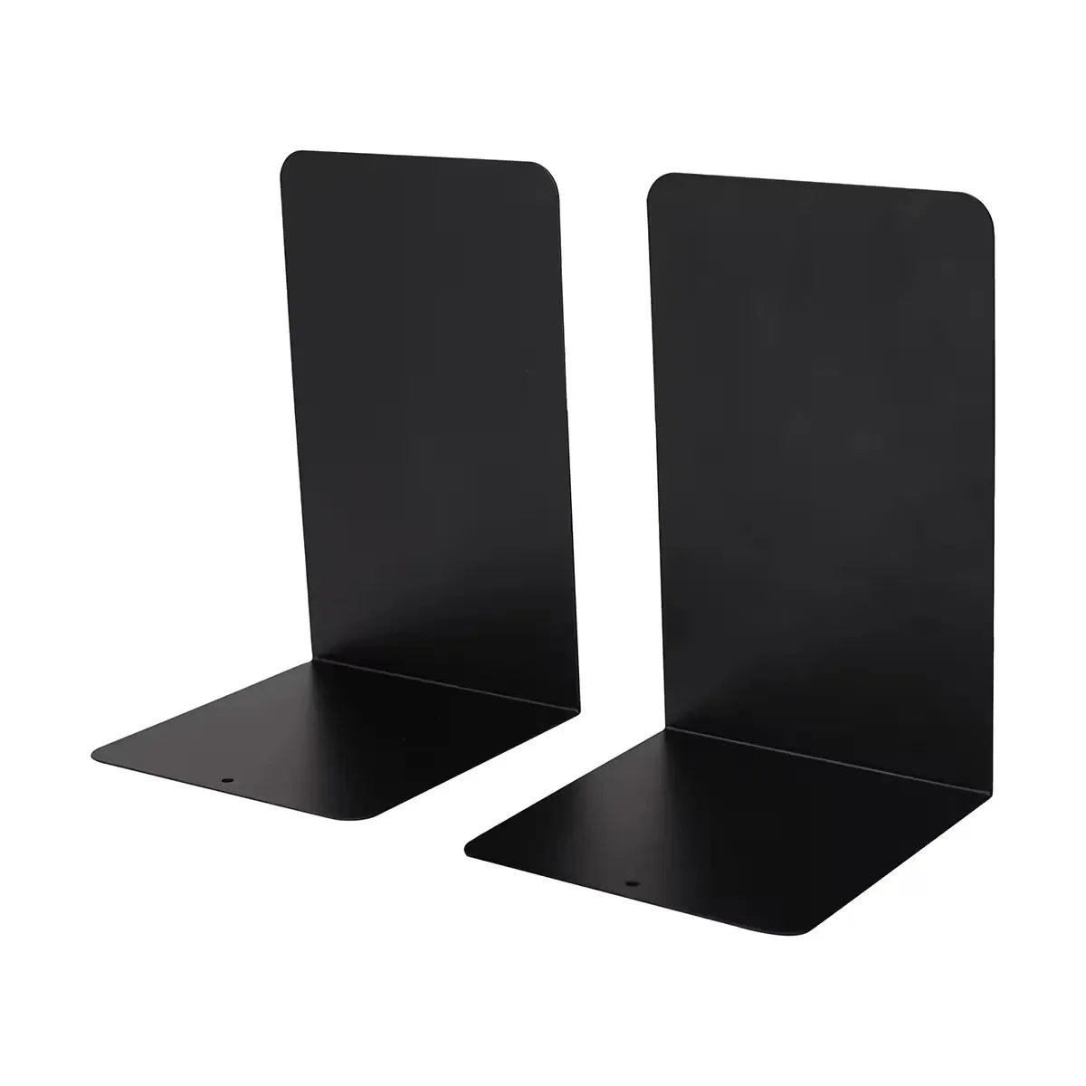 1 Pair Heavy Duty Metal Bookends Decorative Book Ends Office Stationery Hold