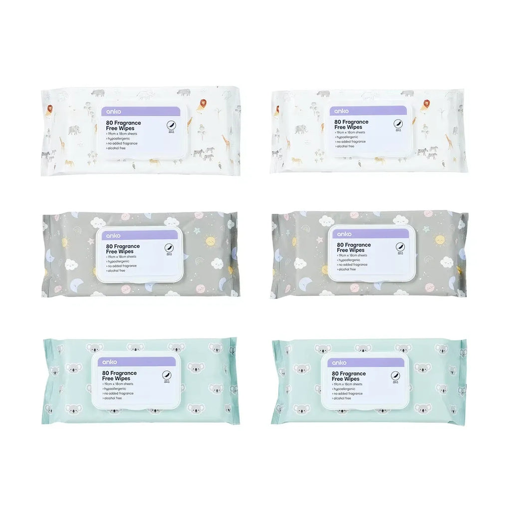 480 Pack Baby Wipes Fragrance Free Baby Wet Wipes Bulk Simply Water Soft Gentle