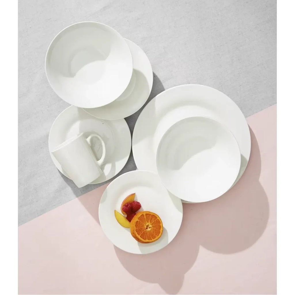 SET OF 6 COFFEE / TEA STANDARD WHITE MUG