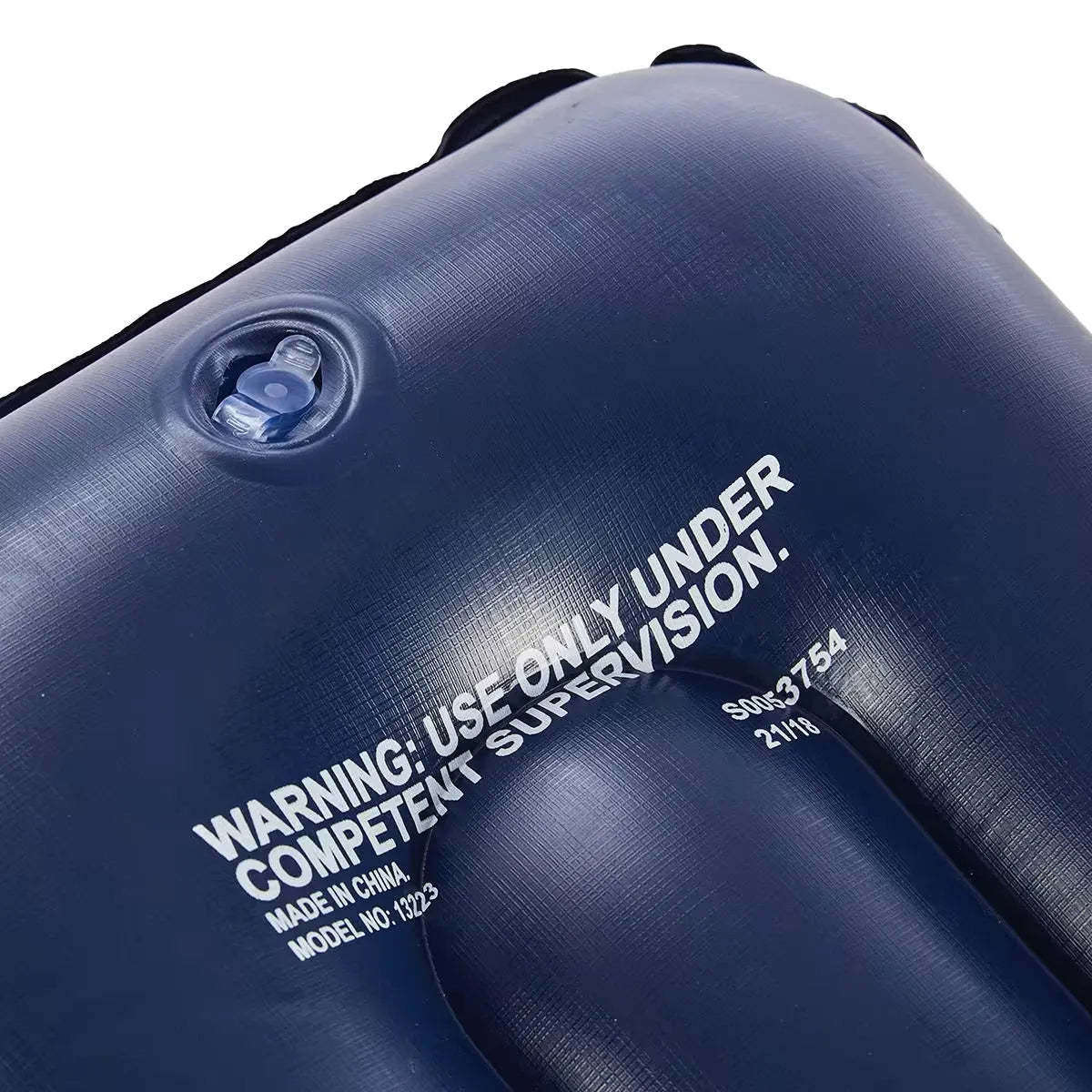 Inflatable Blow Up Air Rectangle Pillow Head Neck Cushion Travel Camping Beach