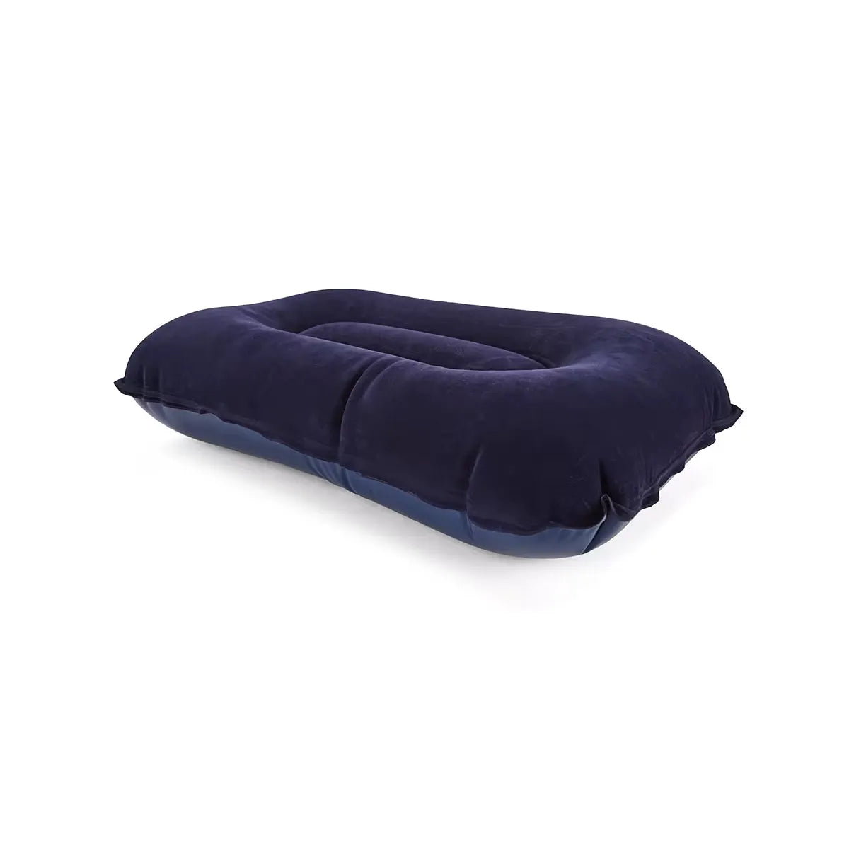 Inflatable Blow Up Air Rectangle Pillow Head Neck Cushion Travel Camping Beach