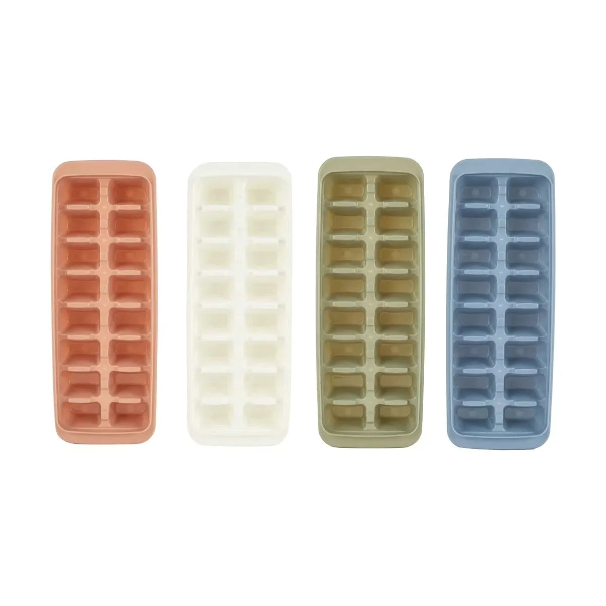 Ice Cube Tray With Lid Assorted Reusable Ice Cube Tray Easy Refill Stackable AUS