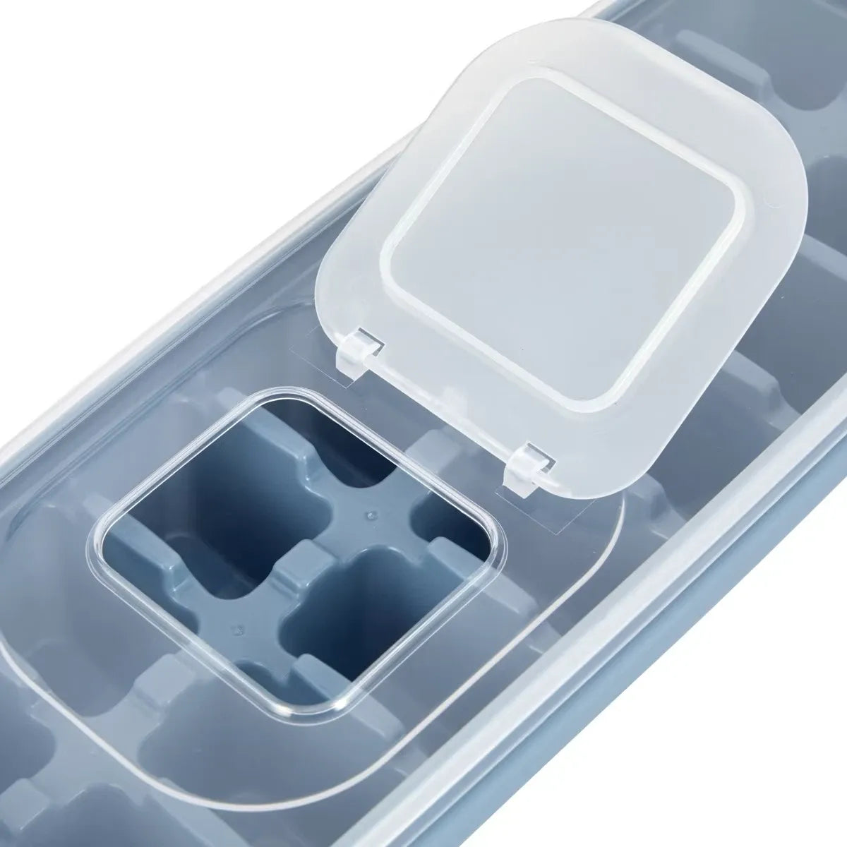 Ice Cube Tray With Lid Assorted Reusable Ice Cube Tray Easy Refill Stackable AUS