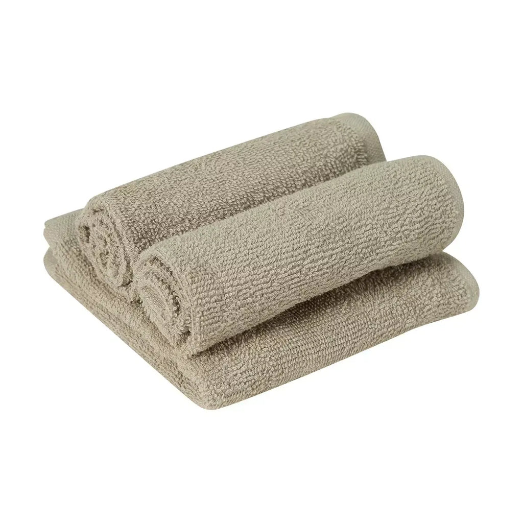 4 Pack Face Washers 100% Cotton Bath Face Towel Soft 30 x 30cm Bulk Face Washers