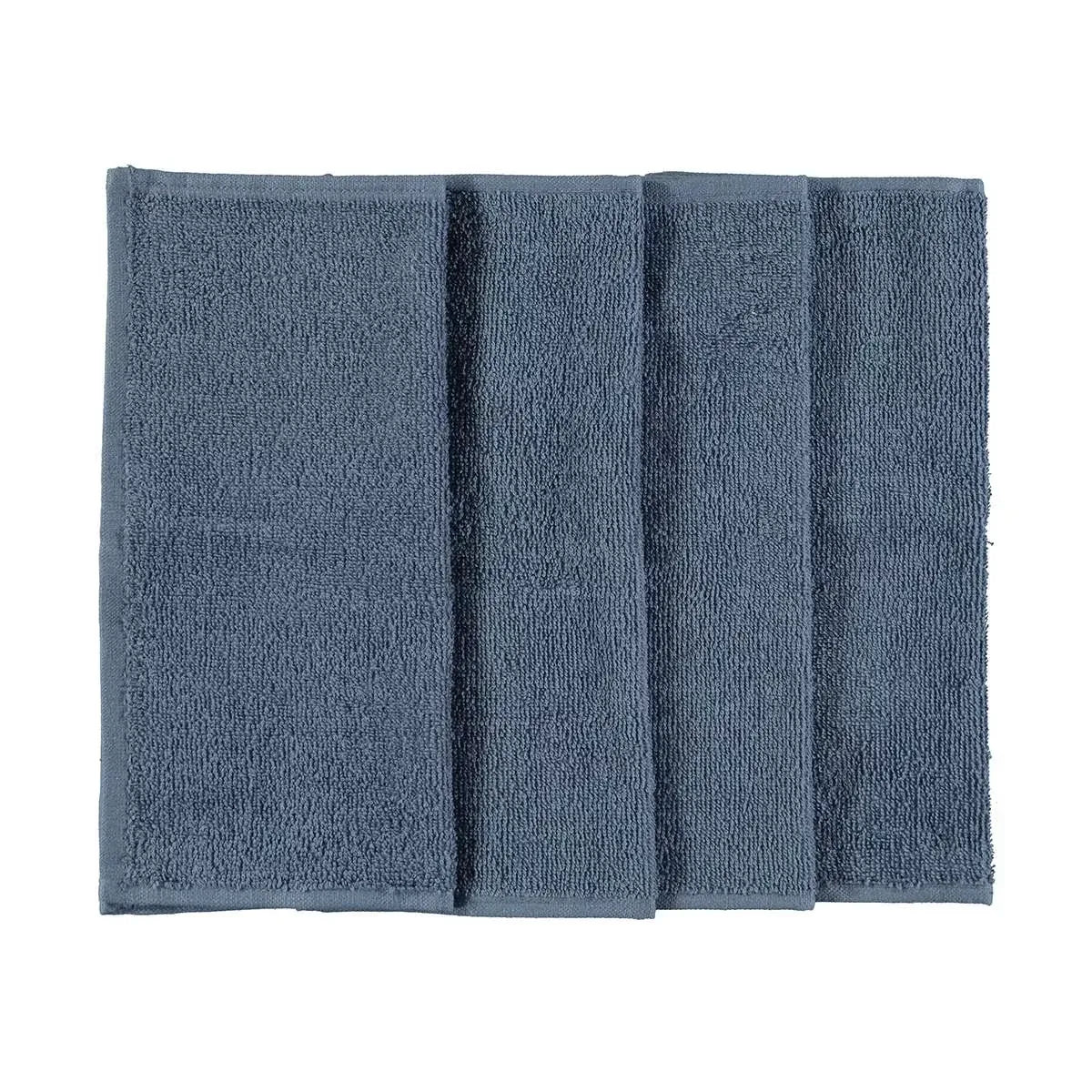 4 Pack Face Washers 100% Cotton Bath Face Towel Soft 30 x 30cm Bulk Face Washers