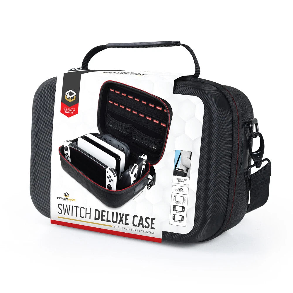 Powerwave Deluxe Console Carry Case for Nintendo Switch NEW