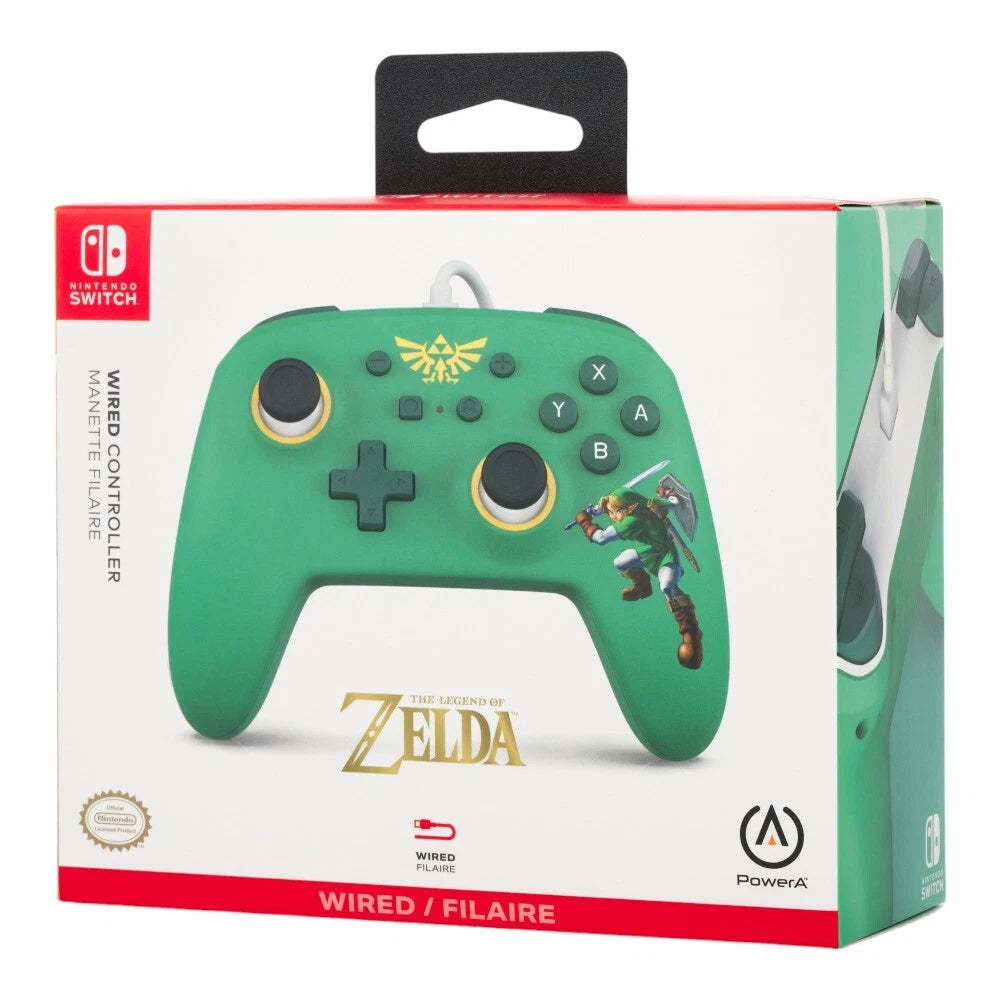 Power a Nintendo Switch Wired Controller (Hyrule Defender) NEW