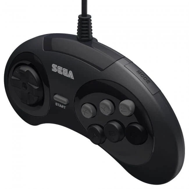 Retro-Bit SEGA Genesis 6-Button Arcade Pad with USB for PC and Mac (Black) NEW