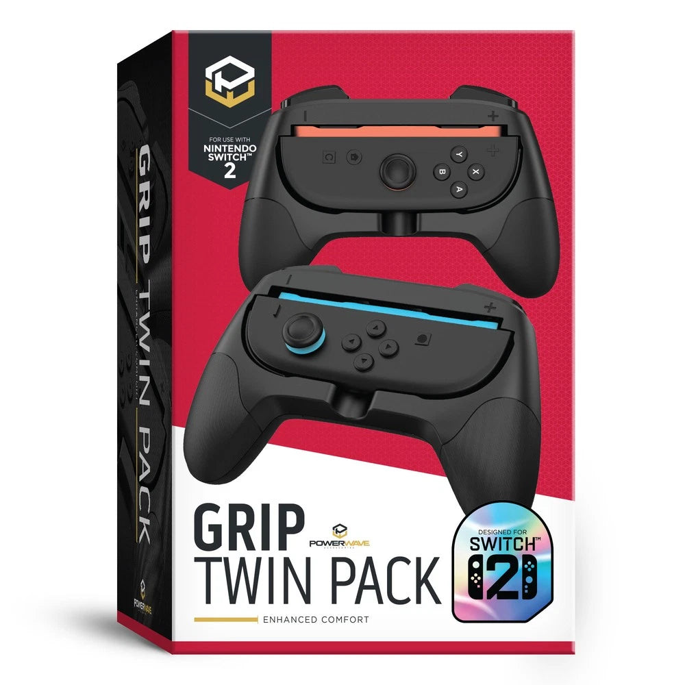 NEW Powerwave Grip Twin Pack for Nintendo Switch 2