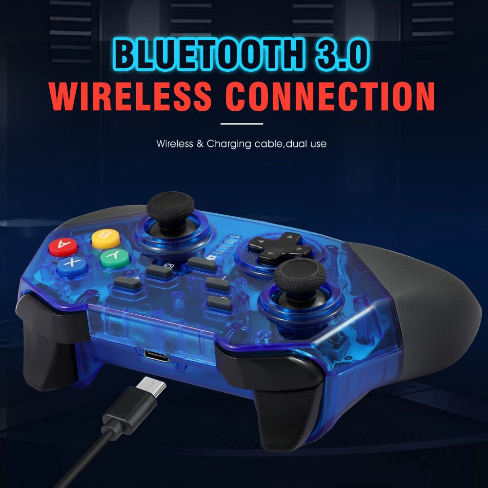 Wireless Controller for Nintendo Switch and PC Pro Bluetooth Gamepad Vibration