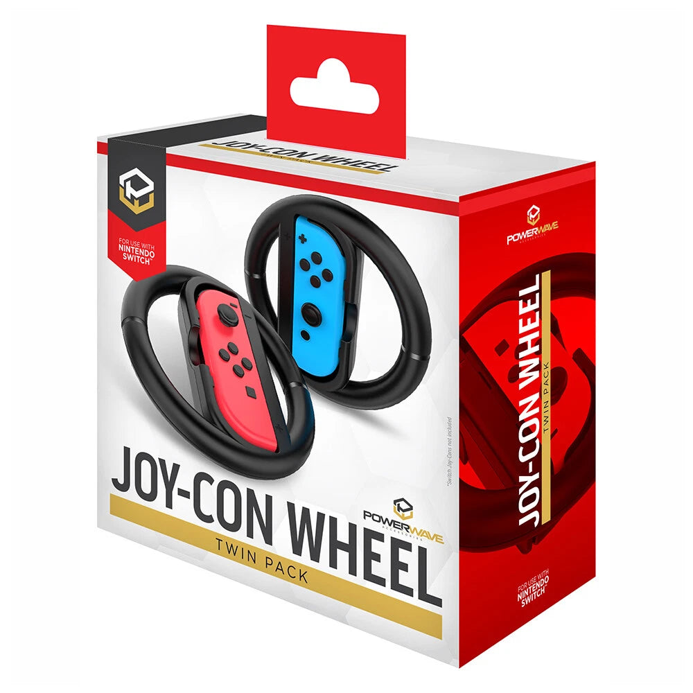Powerwave Nintendo Switch Joy-Con Wheel Twin Pack NEW