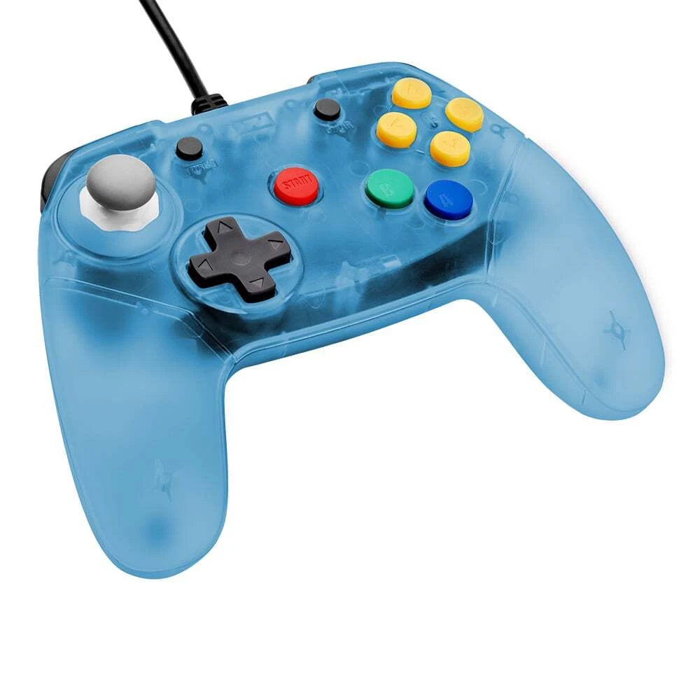 N64 Retro Fighters Brawler64 Gamepad for Nintendo 64 (Blue) NEW